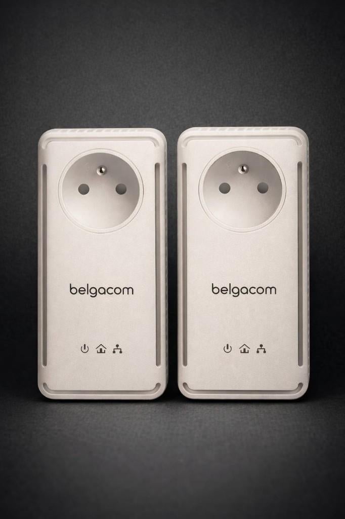 Deux adaptateurs CPL de marque Belgacom., Informatique & Logiciels, Amplificateurs wifi, Enlèvement ou Envoi