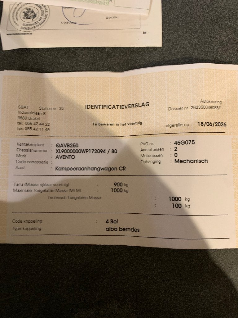 Caravan, Caravans en Kamperen, Avento, Tot en met 3, Particulier, Fietsenrek