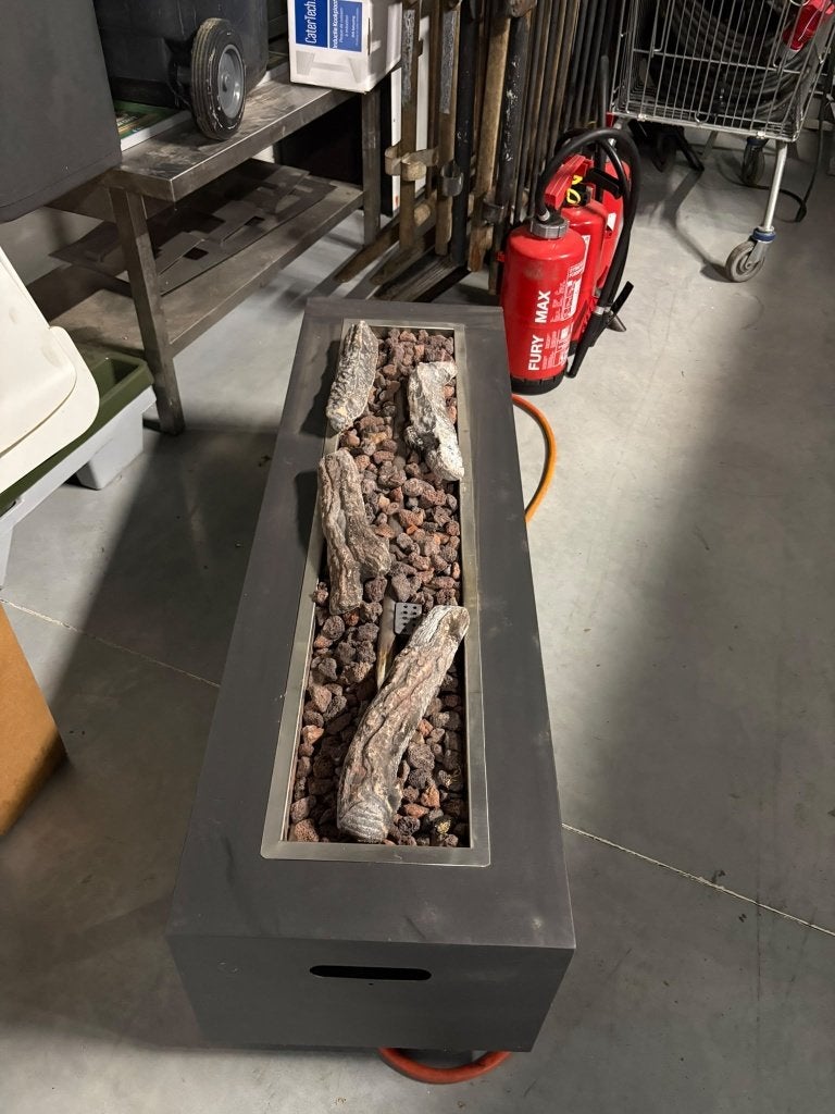 Gashaard / terrasheater op gas – lounge – amper gebruikt, Enlèvement, Utilisé