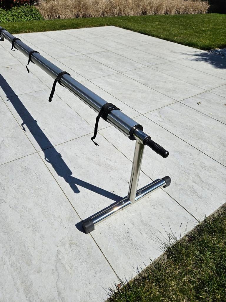 Oprolsysteem voor afdekking zwembad., Enlèvement, Couverture de piscine