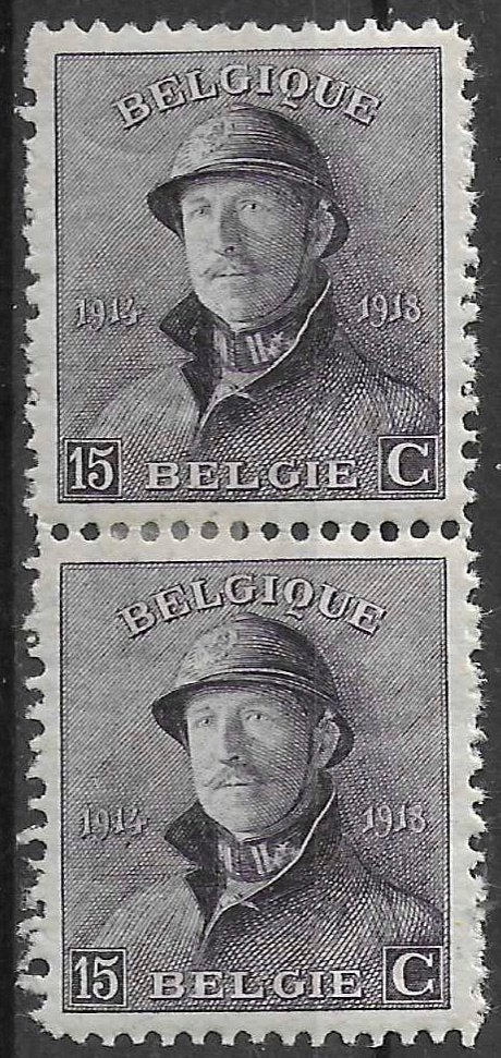 Timbres de Belgique - 169 (x2), Envoi