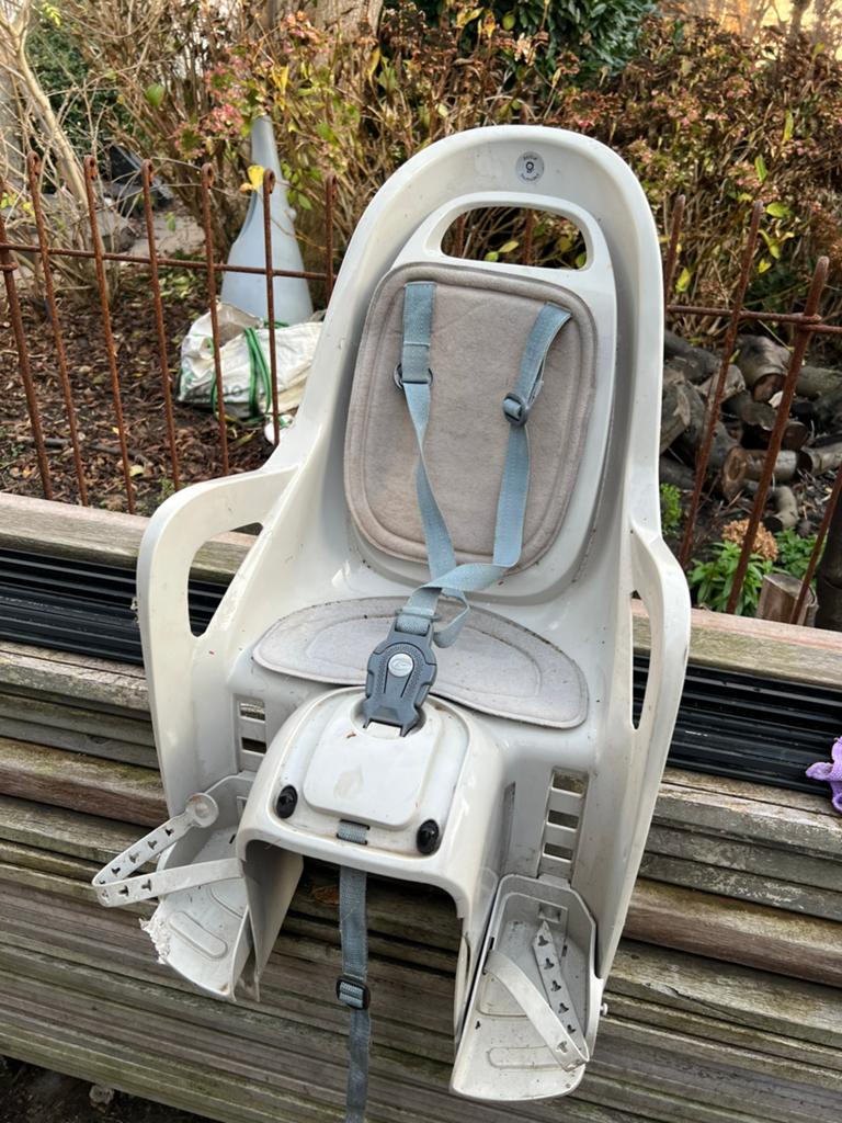 siege velo porte bebe arriere, Enlèvement, Utilisé