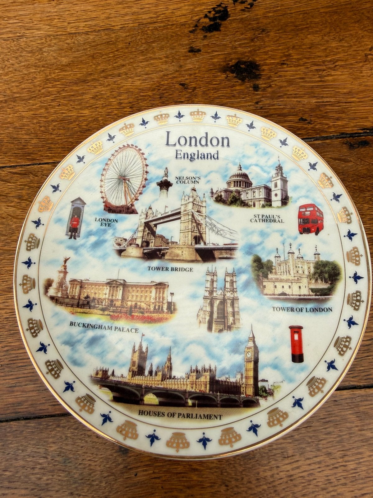 Assiette souvenir Royal Collection Londres, Antiquités & Art, Enlèvement
