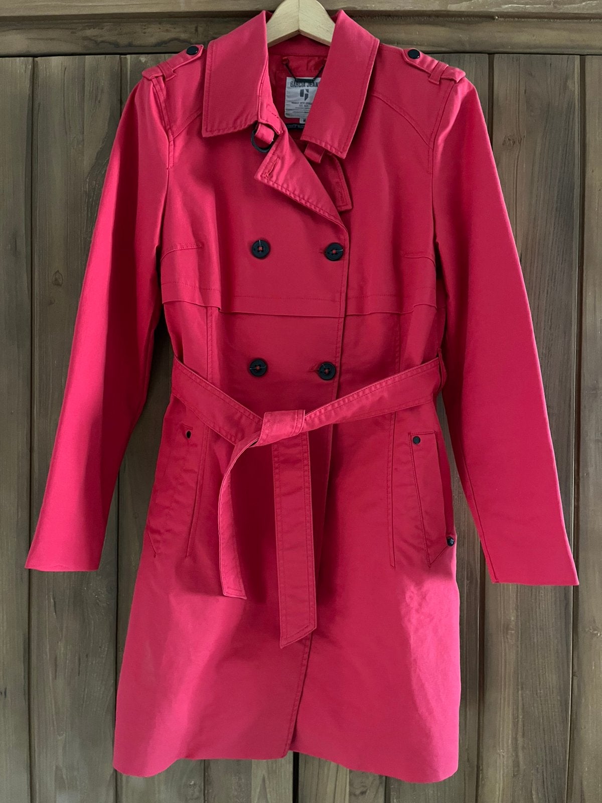 Mooie regenjas Garcia Jeans maat M, Kleding | Dames, Jassen | Zomer, Ophalen of Verzenden, Nieuw, Maat 38/40 (M), Rood