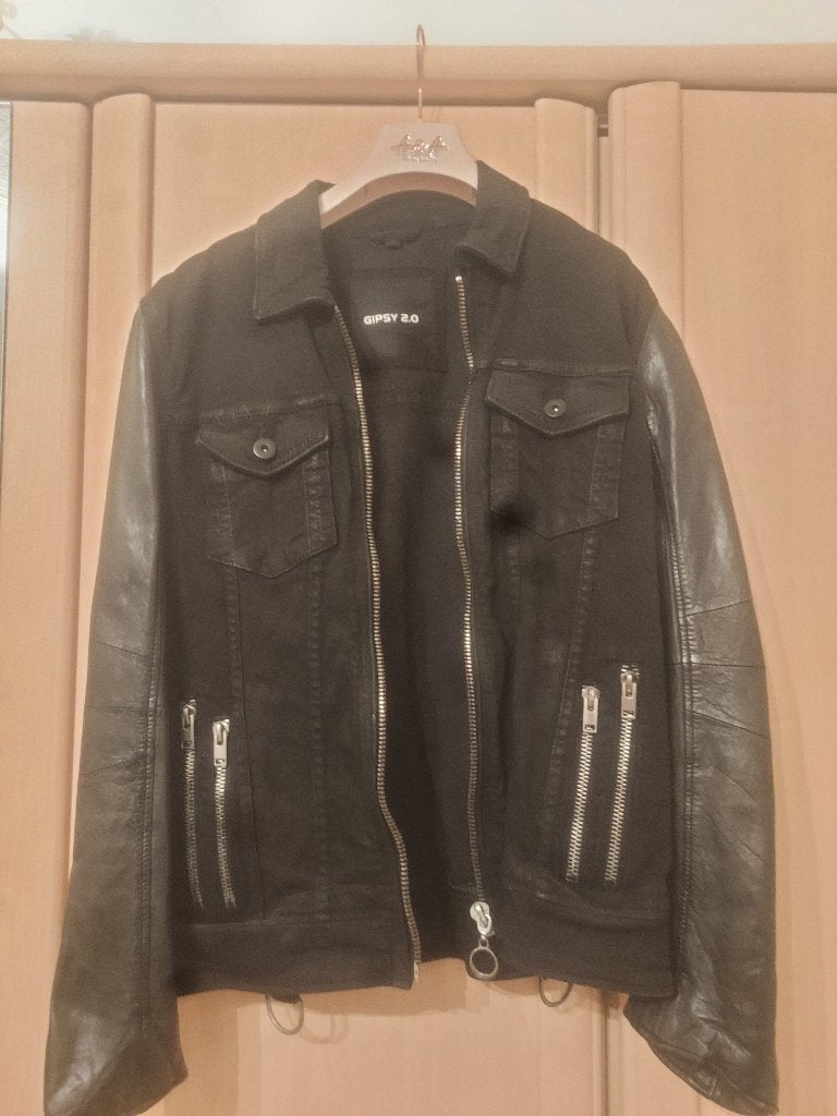 Nieuw leren jeansjack, Kleding | Heren, Ophalen, Nieuw
