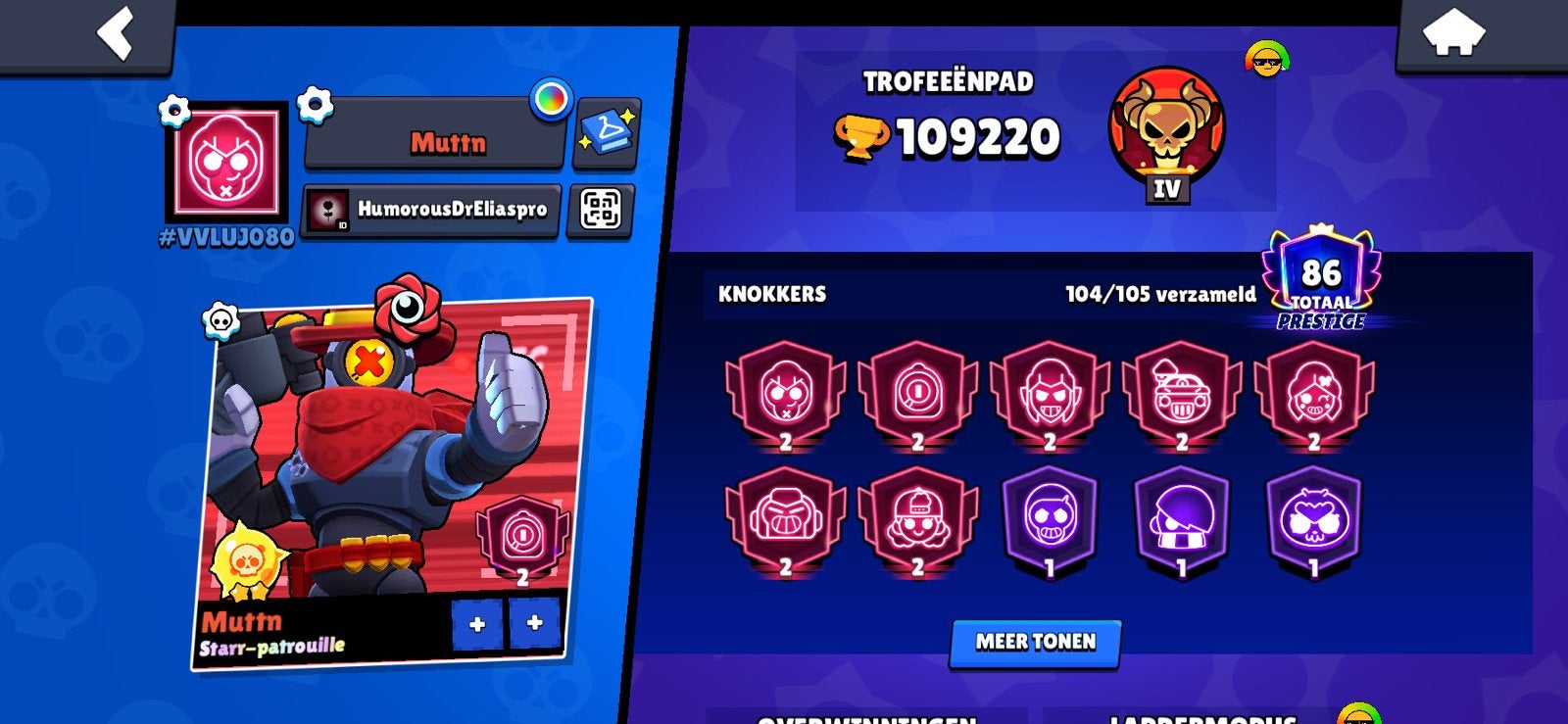 Brawl stars 109k, Consoles de jeu & Jeux vidéo, Enlèvement ou Envoi, Comme neuf