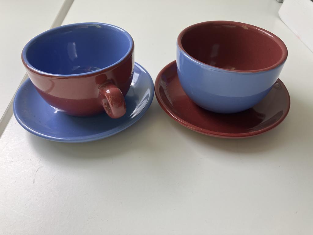 tweekleurig koffieset, Antiek en Kunst, Ophalen of Verzenden