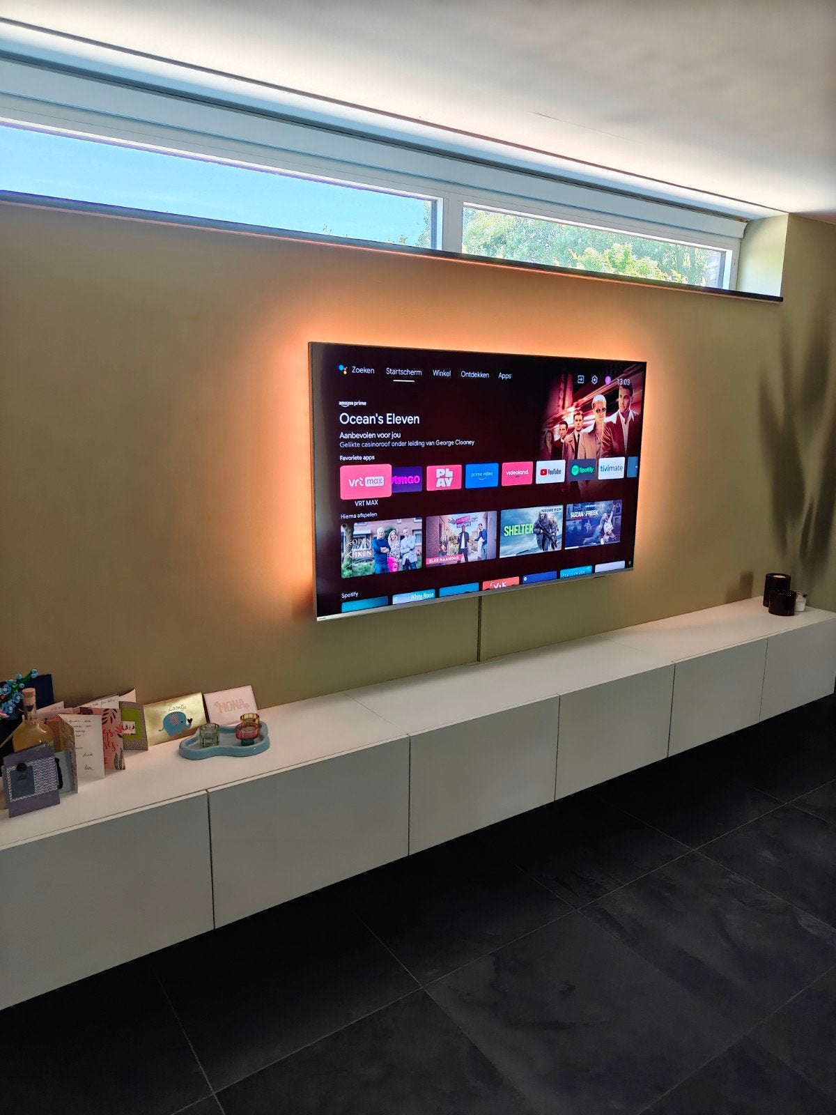 Philips 65" 4K UHD LED Android TV 65PUS8536/12, Philips, LED, Enlèvement, 100 cm ou plus