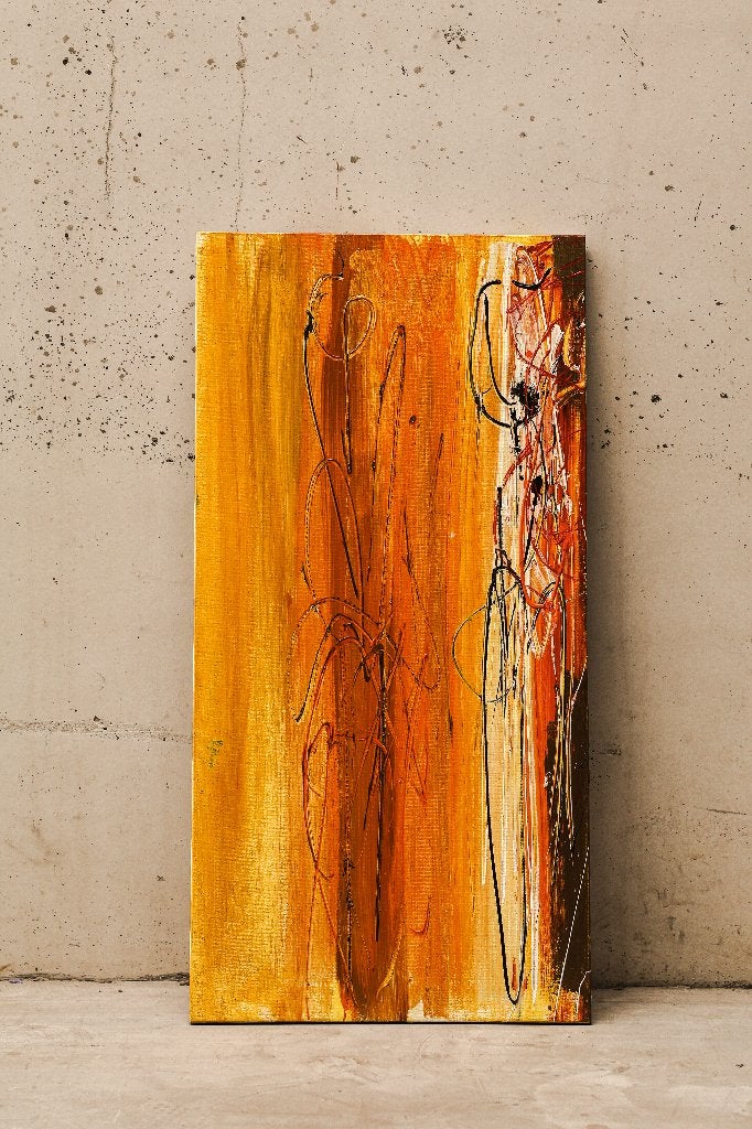 Origineel schilderij (acryl) -  Victor Ramirez 100x50cm, Antiek en Kunst, Ophalen