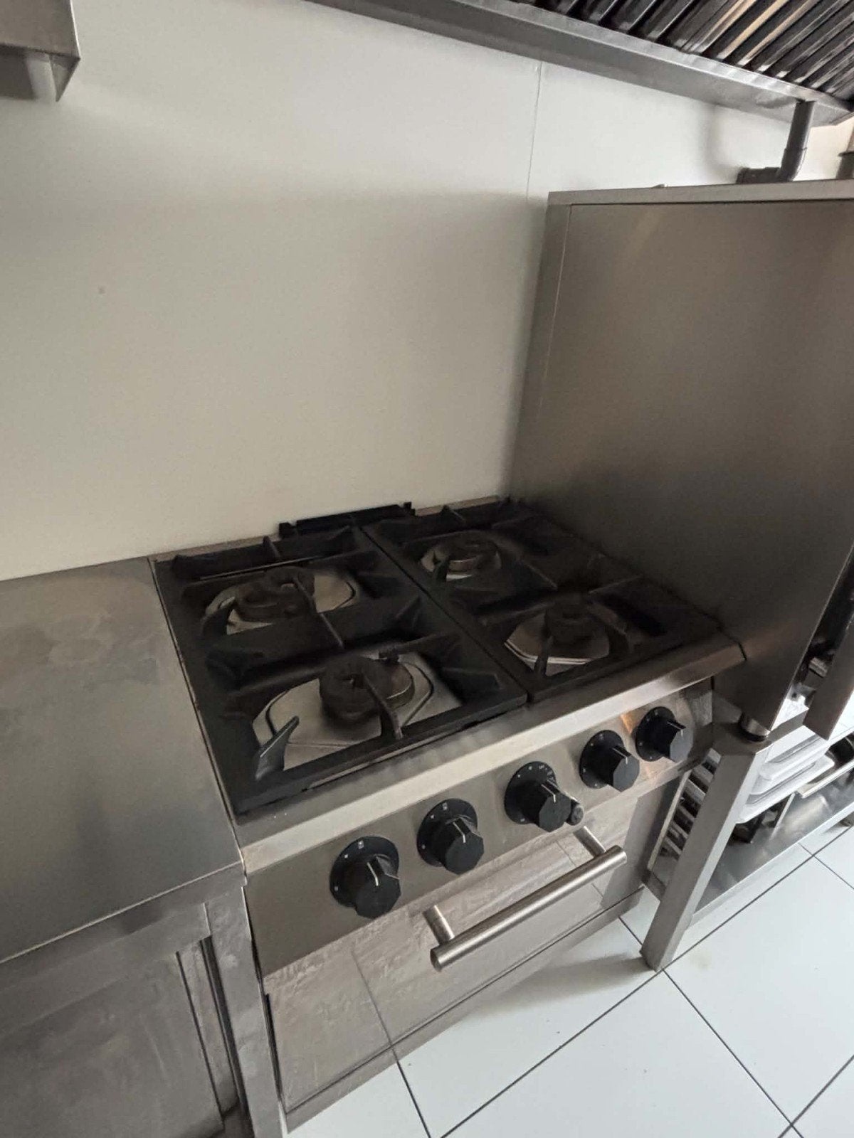 Fourneau gaz double 4 feu 26kW, Enlèvement, Neuf, sans emballage, Cuisinière, Friteuse et Grils