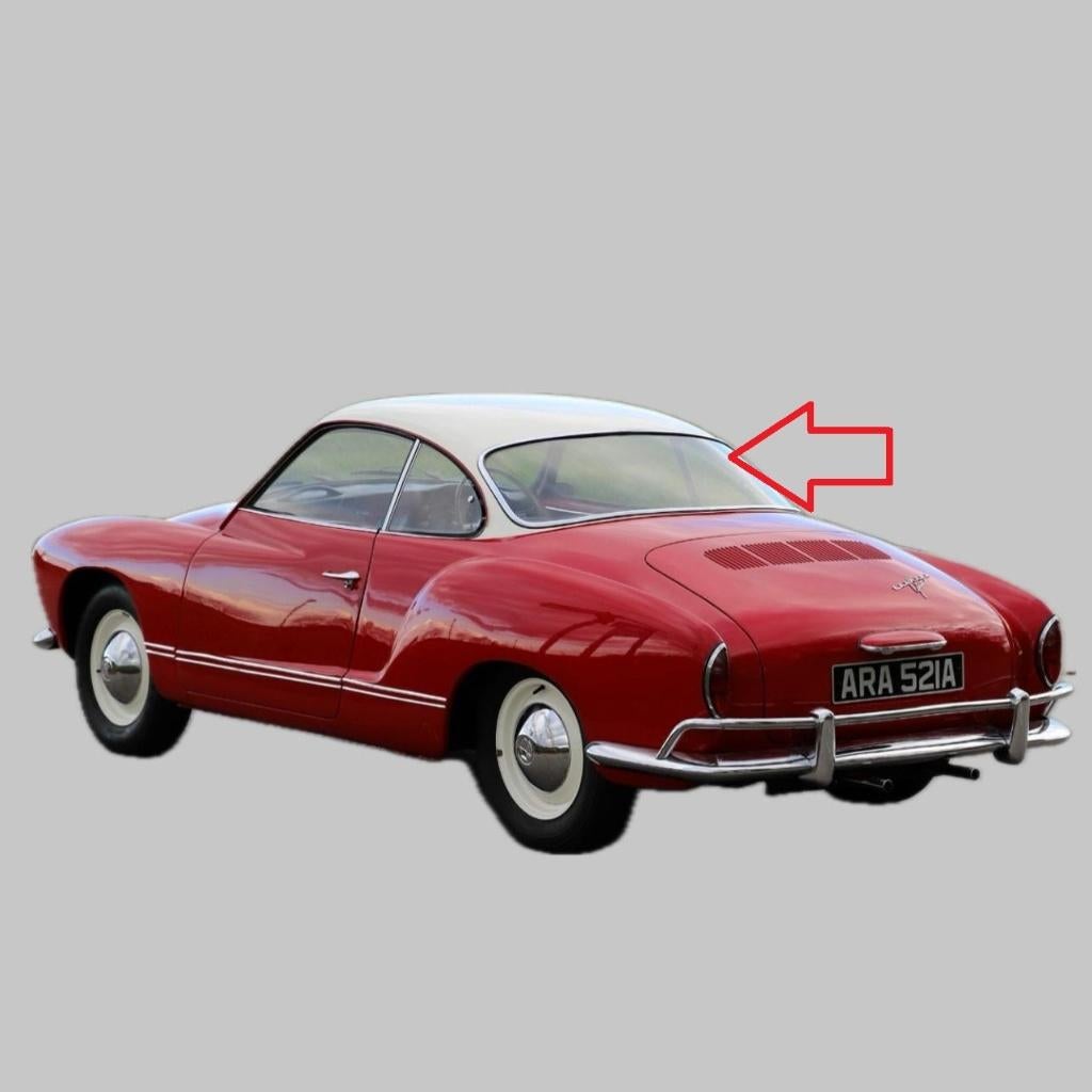 VW T14 Karmann Ghia Coupé achterruit 143845501, Ophalen of Verzenden, Gebruikt