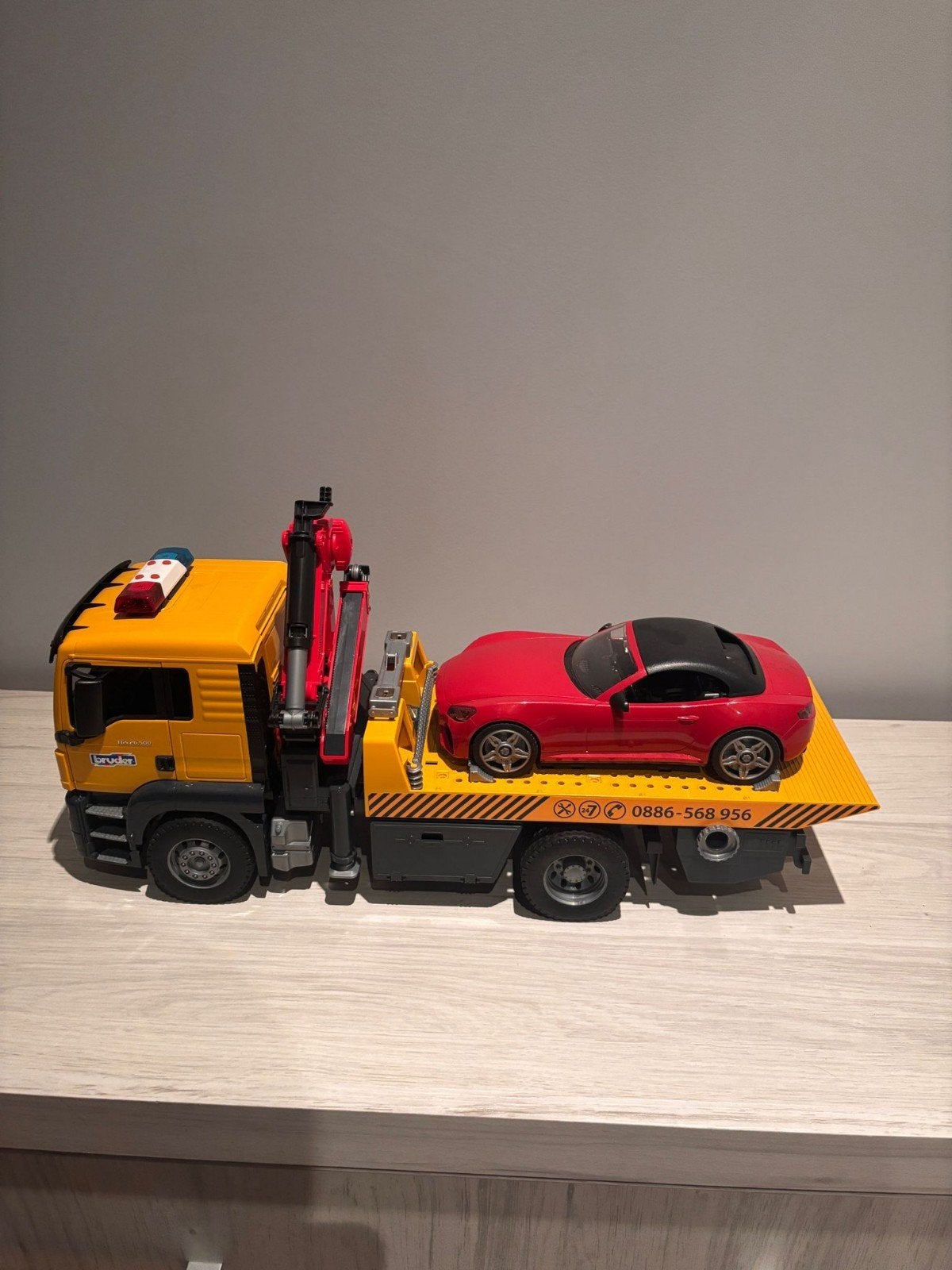 Bruder takelwagen, Kinderen en Baby's, Ophalen, Gebruikt