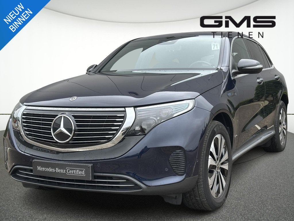Mercedes-Benz EQC EQC 400 4MATIC Business Solution, Auto's, Automaat, Stof, 80 kWh, Blauw