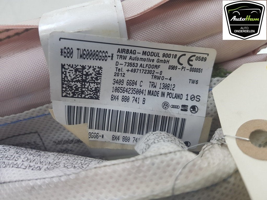 AIRBAG TOIT GAUCHE A1 Sportback (8XA / 8XF) (|8X4880741B|), Postoffice@zf.com, Löwentaler Straße 20
88046  Friedrichshafen, DE
