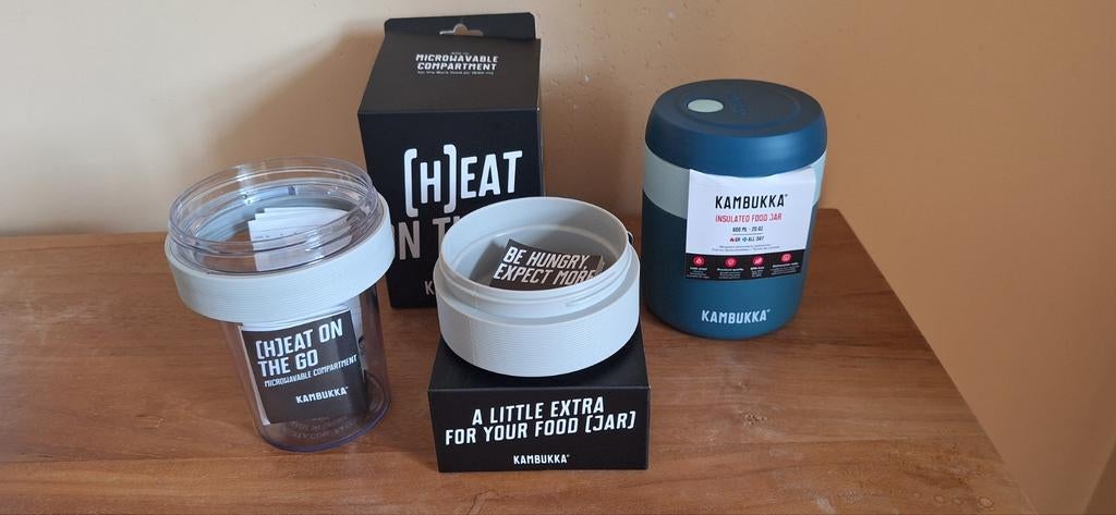 Kambukka lunchbox + snack container - nieuw, Ophalen of Verzenden, Nieuw
