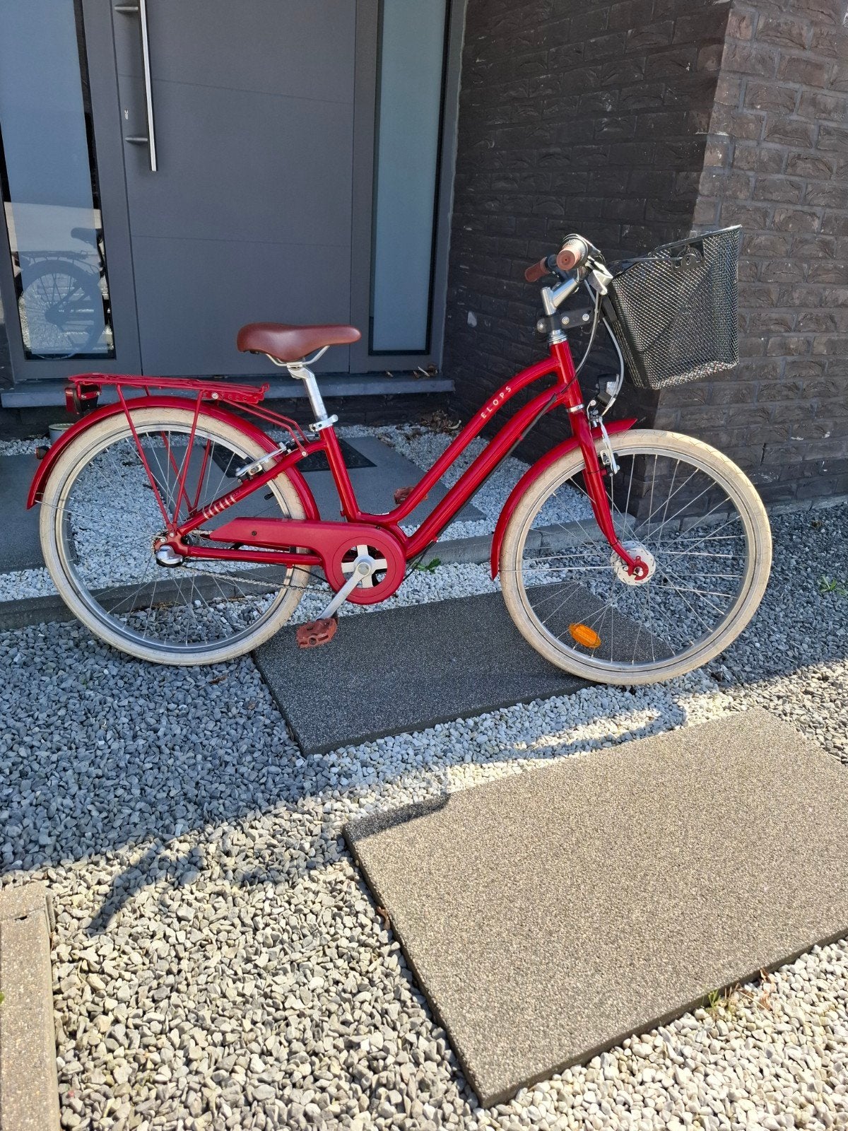 Meisjesfiets 24 inch Elops 900 Shimano 3 versnellingen, Ophalen, 24 inch, Versnellingen