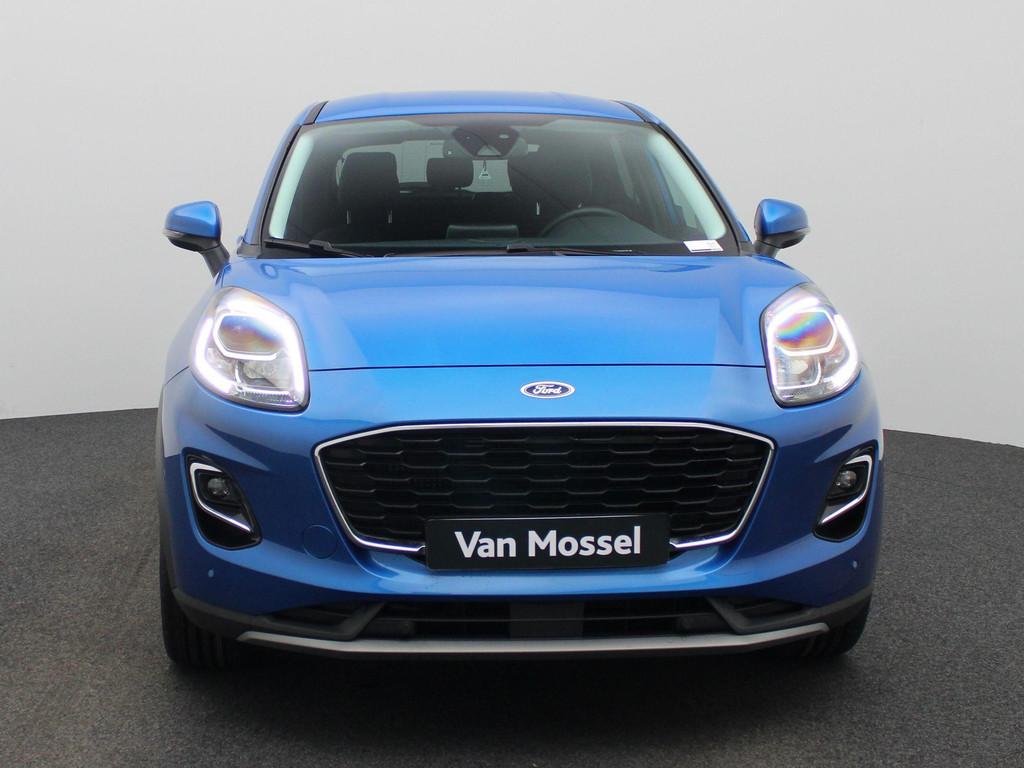 Ford Puma 1.0i Ecoboost mHEV 92kW Titanium Camera | PDC V+A, Auto's, Voorwielaandrijving, Stof, Blauw, Bedrijf