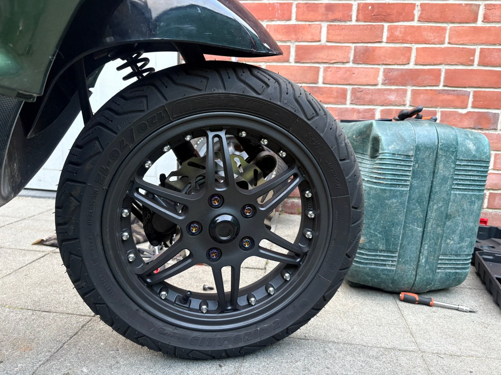 Custom velgen set, Motos, Tuning & Styling, Enlèvement