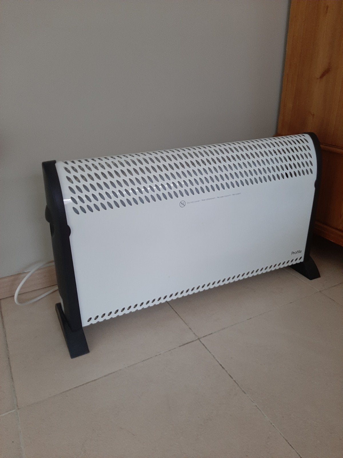 Profile convectorkachel 3000 watt, Enlèvement