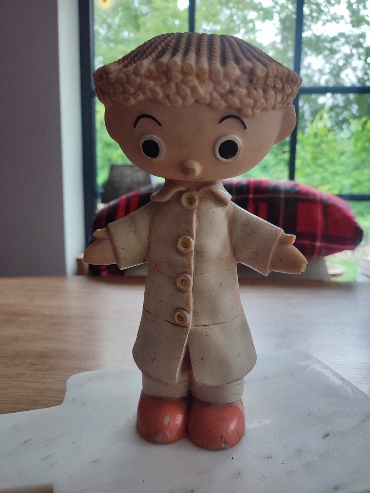 Ancien jouet t'ibonhomme, Ophalen