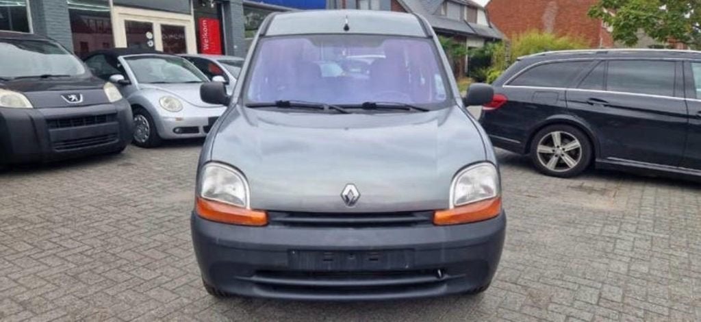 Renault Kangoo –1.2 Benzine Bj2002 145000km Direct Rijklaar, Voorwielaandrijving, 4 cilinders, Bedrijf, 550 kg