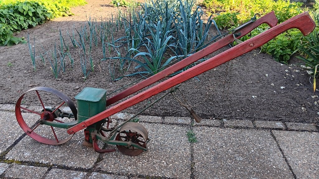 Handmatige zaaimachine, Zakelijke goederen, Ophalen, Akkerbouw, Zaaien, Planten of Poten