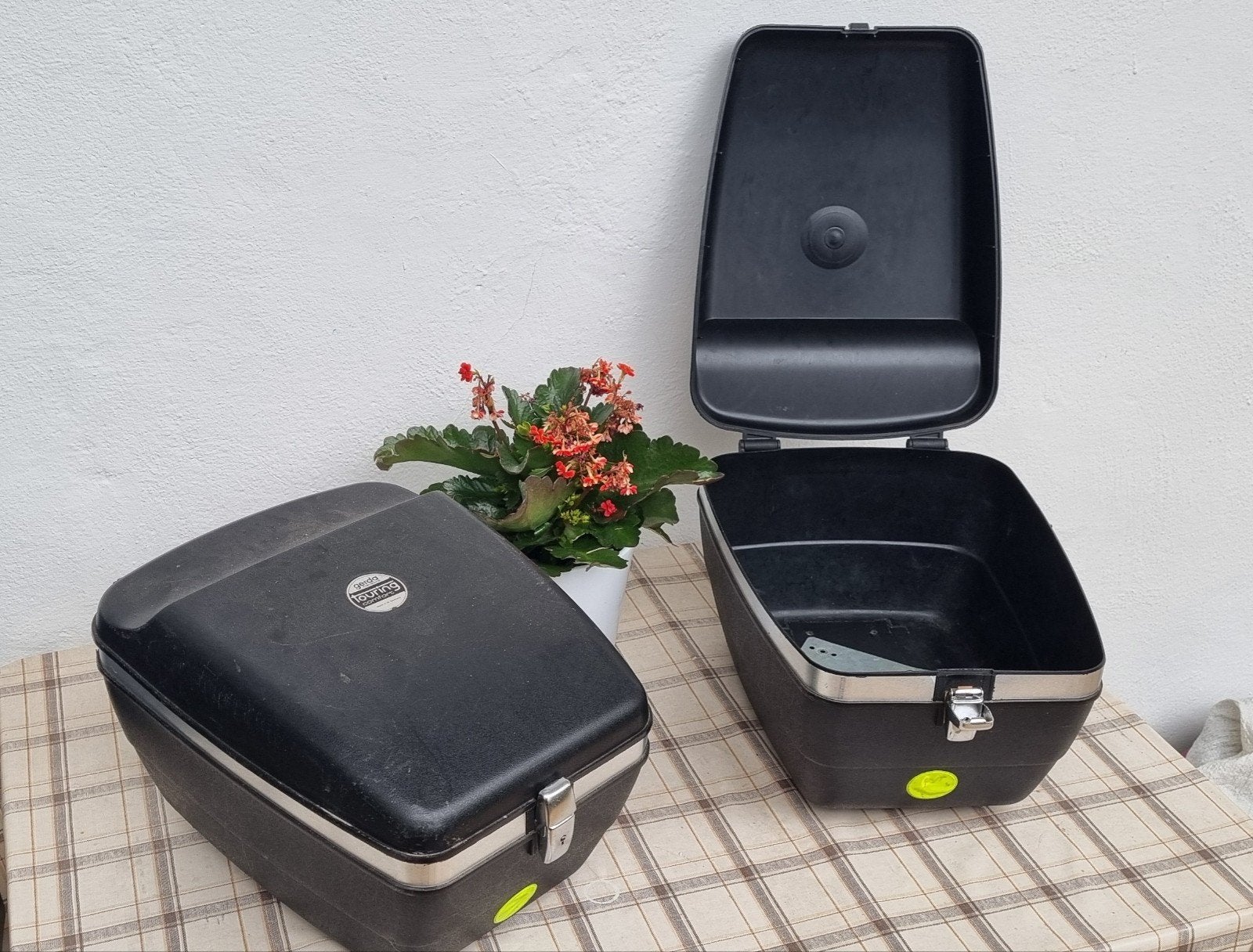 fiets- boodschap- of bagagekoffertjes/op  stoeltje, Fietsen en Brommers, Ophalen of Verzenden, Zo goed als nieuw