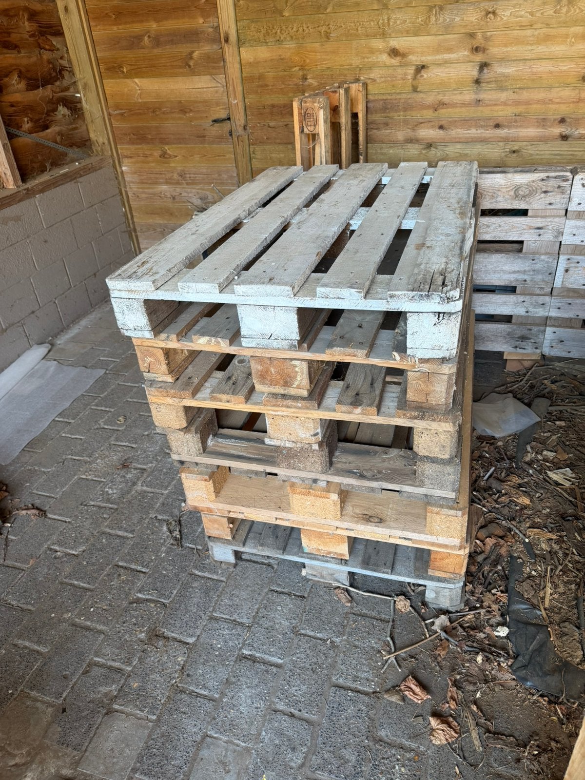 Europallet 7 stuks, Doe-het-zelf en Bouw, Hout en Planken, Ophalen, Zo goed als nieuw, Pallet