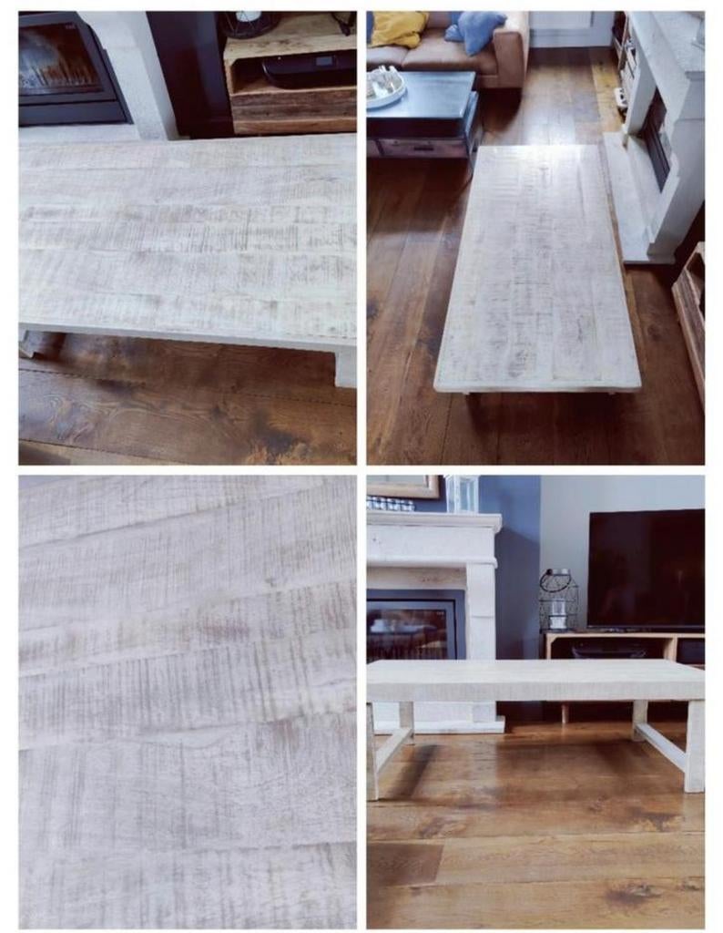 Table basse en bois massif, Enlèvement