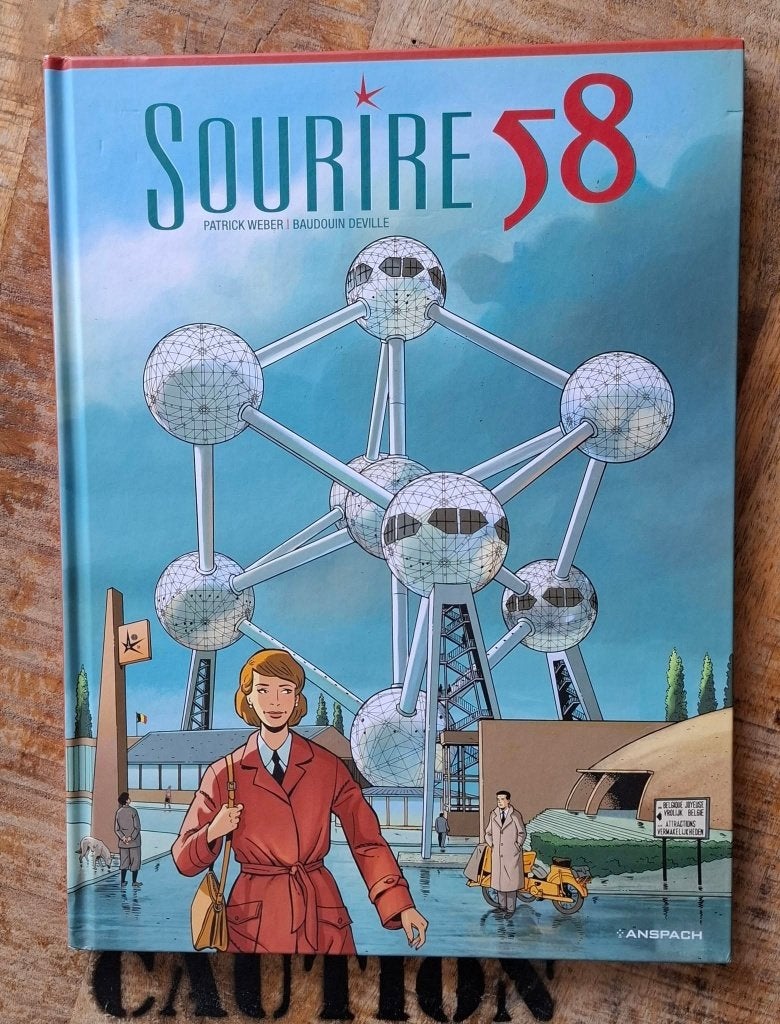 BD SOURIRE Expo 58 Atomium ANSPACH E.O. 2018 Weber Deville, Neuf, Patrick Weber / Baudouin Deville, Enlèvement ou Envoi, Une BD