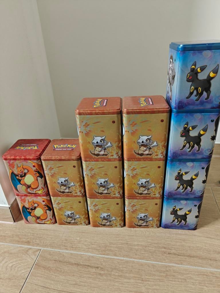 Lege tins, Ophalen