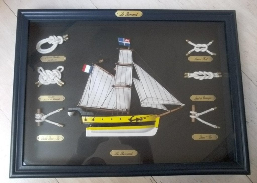 kader modelbouw boot / schip Le Renard, Hobby en Vrije tijd, Modelbouw | Boten en Schepen, Ophalen