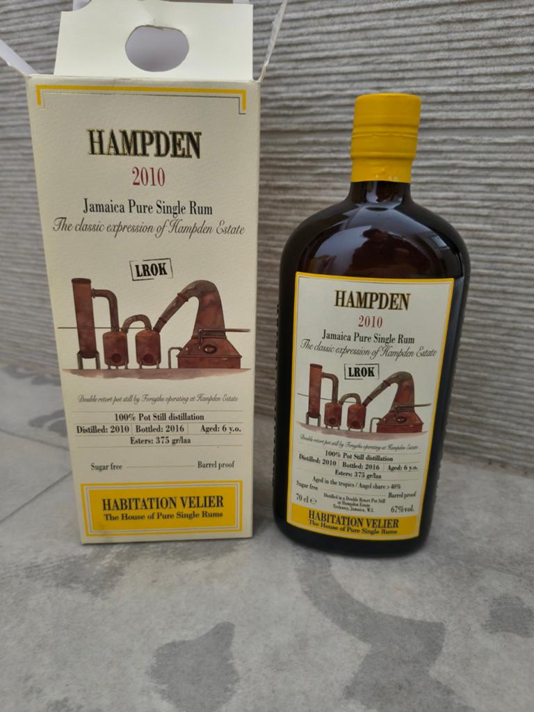 Hampden LROK 2010 Rhum, Enlèvement