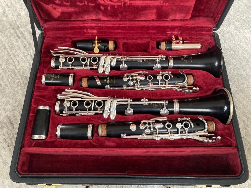 Dubbele koffer Buffet Crampon voor Sib & La klarinet, Muziek en Instrumenten, Ophalen, Gebruikt, A-klarinet, Met koffer