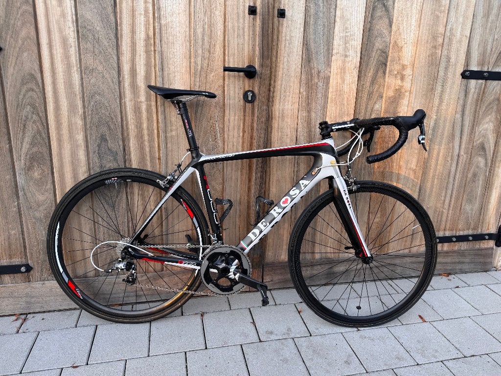 De Rosa R838 carbon racefiets/koersfiets, Autres marques, Frein sur jante, Enlèvement, 28 pouces