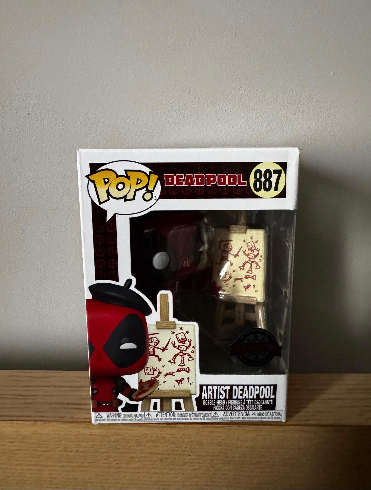 Figurine Funko Pop Marvel Artist Deadpool 887, Enlèvement ou Envoi, Neuf
