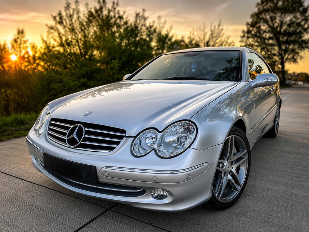 Mercedes Clk 1.8 Benzine 146.000km Avantgarde Airco Gekeurd, Auto's, Mercedes-Benz, Parkeersensor, 1800 kg, Zwart, 4 cilinders