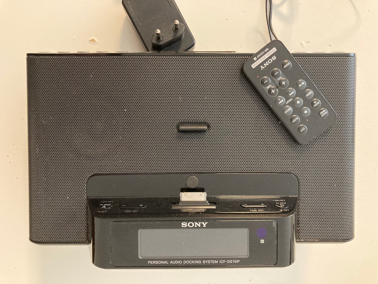 Réveil radio iPod Sony ICF-DS15iP, Ophalen of Verzenden, Zo goed als nieuw