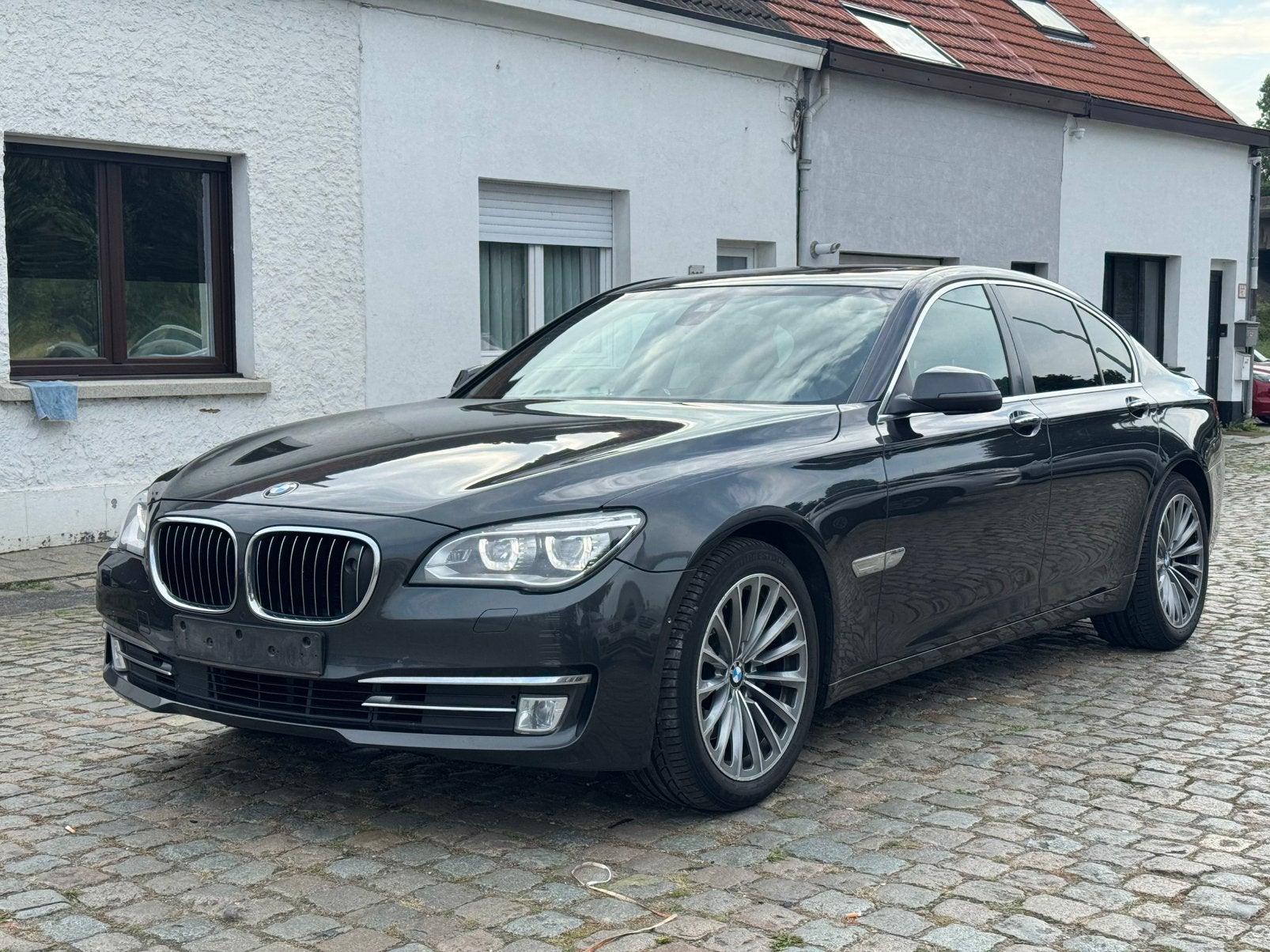 Bmw 740d *360*Led*Nightvision*Acc*Lane-assist*memory*, Auto's, Automaat, Euro 5, Beige, Leder