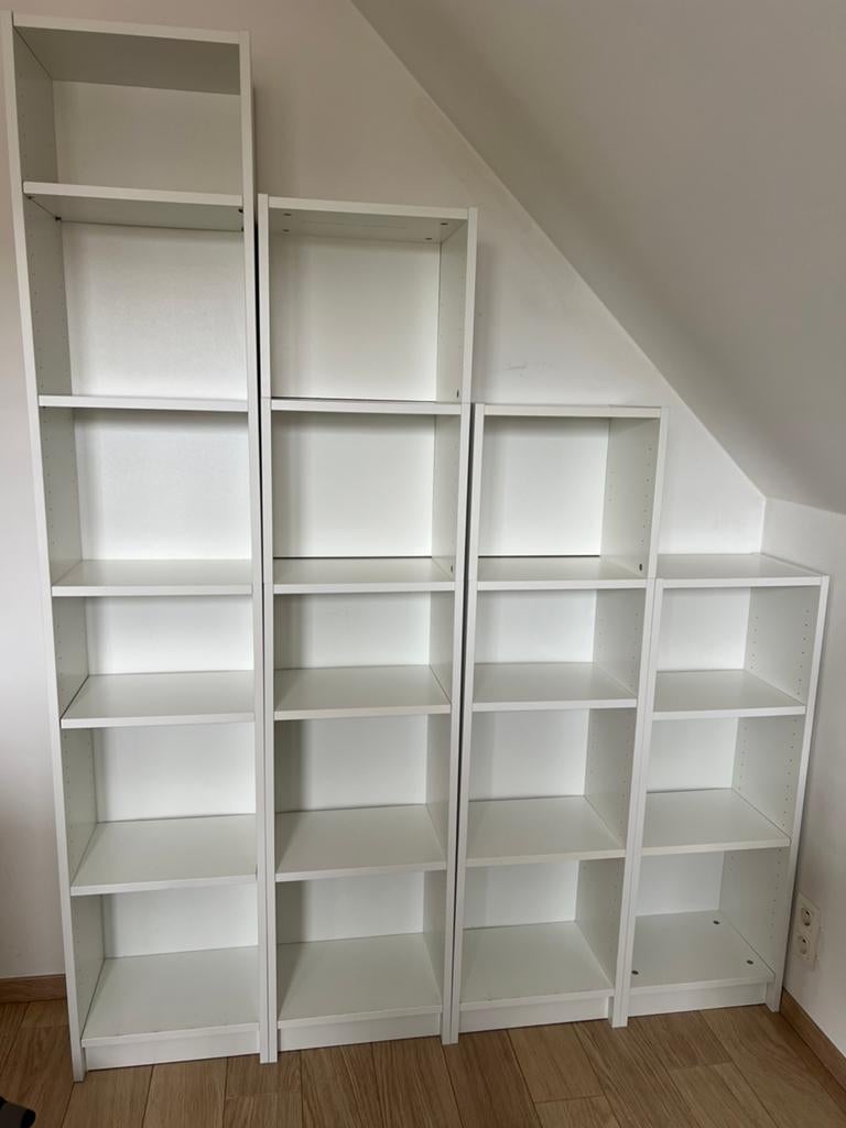 Ikea 4 boekenkasten ‘billy’, Ophalen, Zo goed als nieuw