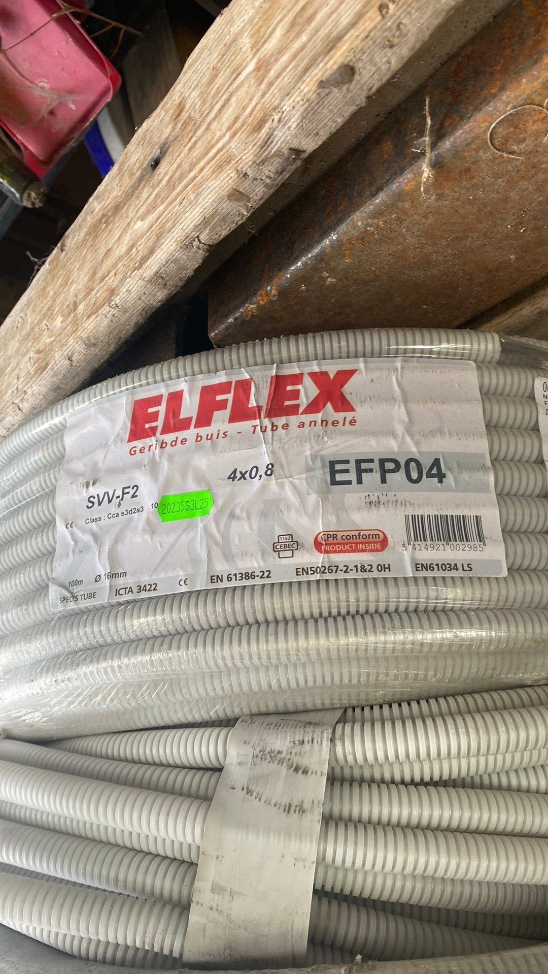 Elflex 4g0,8 en 7g1,5, Doe-het-zelf en Bouw, Elektriciteit en Kabels, Ophalen, Zo goed als nieuw