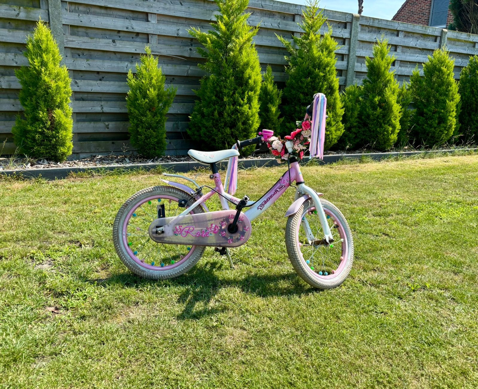 Meisjesfiets 16 inch, Ophalen, Zo goed als nieuw, 16 tot 20 inch