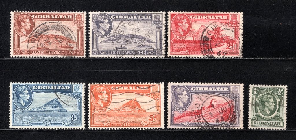 GIBRALTAR Lot 1938 gestempeld, Verzenden, Overige landen, Gestempeld