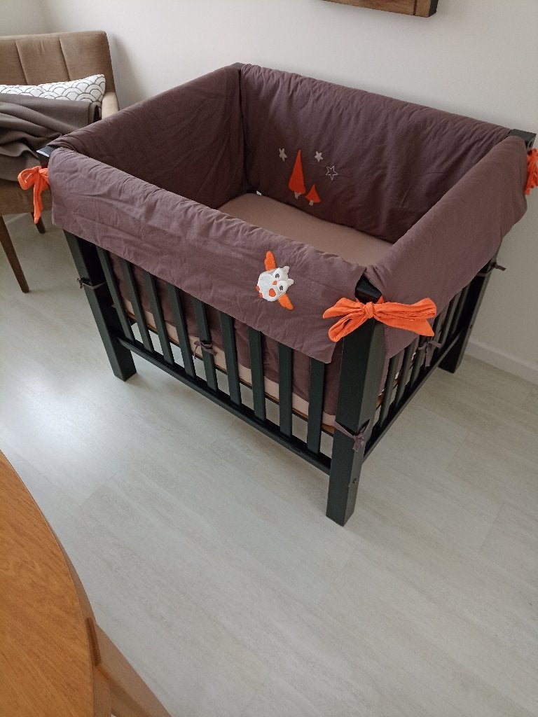 Kinder park Quax-zwart, Kinderen en Baby's, Ophalen, Zo goed als nieuw, Rechthoekig, In hoogte verstelbaar
