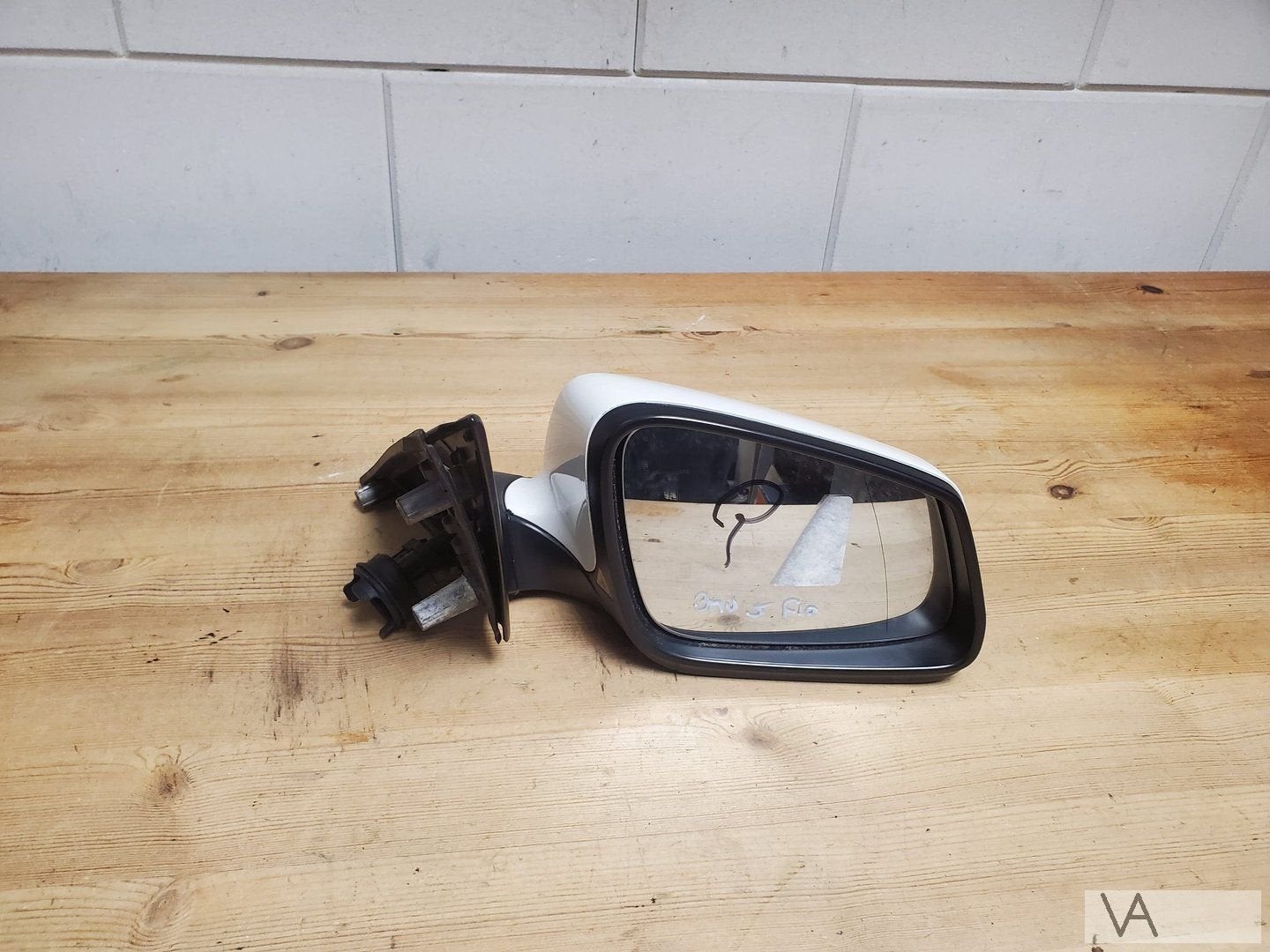 BMW 5 serie F10 2010 - 2013 spiegel rechts dodehoek lampje, Gebruikt, -, -, Ophalen of Verzenden