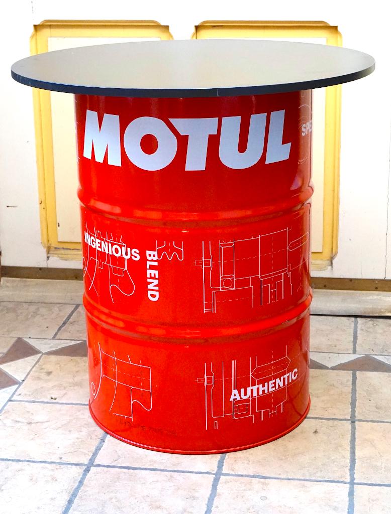 MOTUL mancave olievat fût d'huile décoratif, Neuf