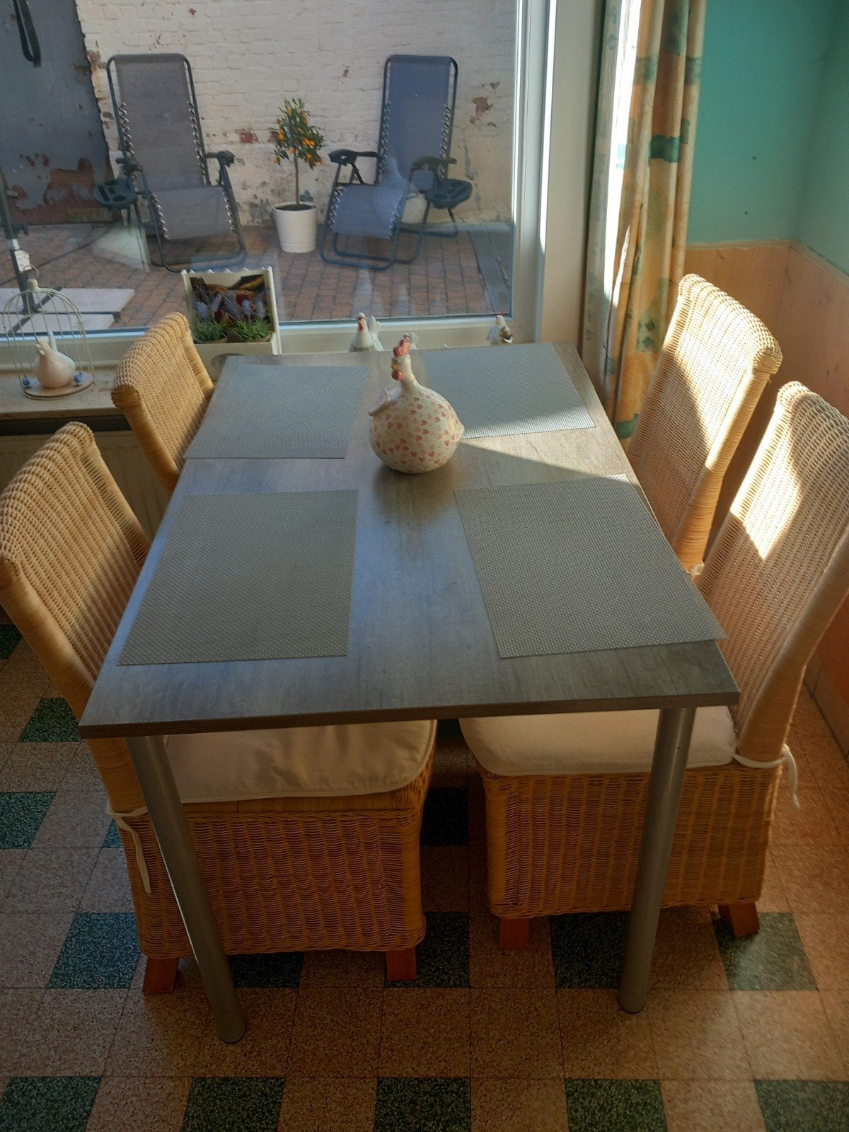Keukentafel en prachtige stoelen 6, Ophalen