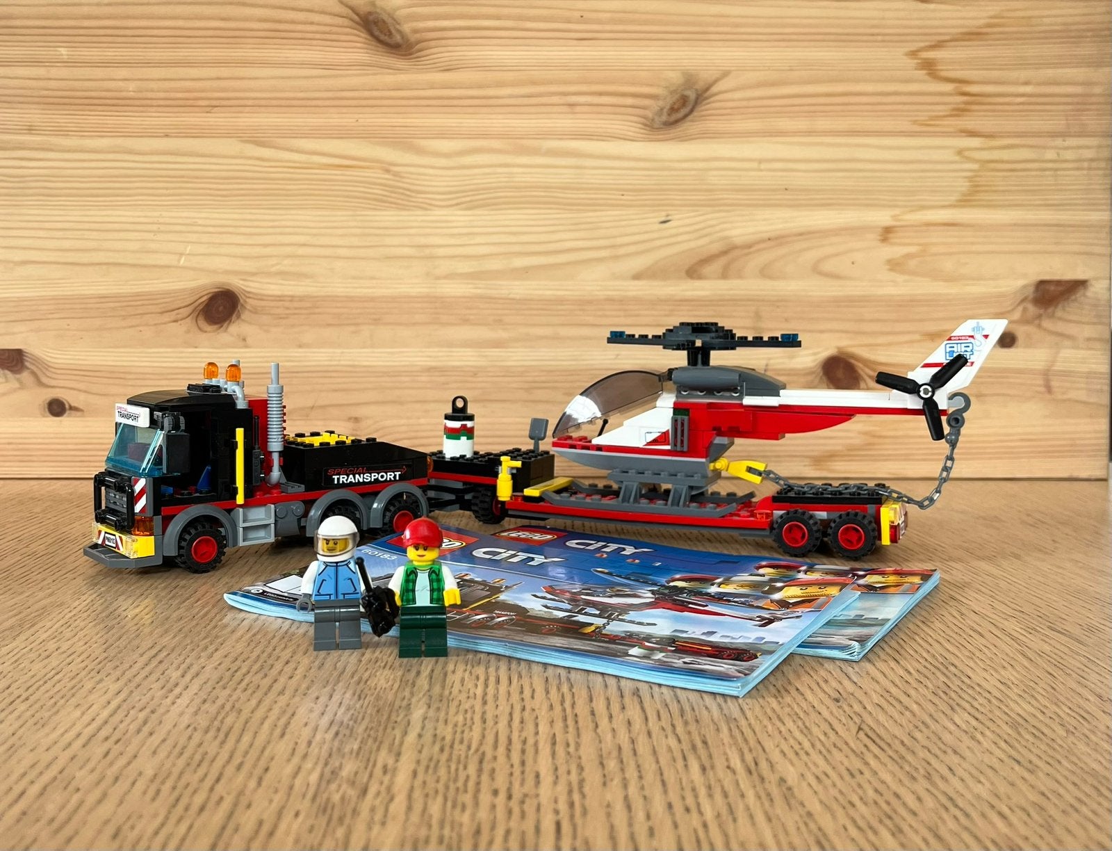 Lego City - 7686 - Transport en hélicoptère, City, Enlèvement ou Envoi, Lego, Ensemble complet