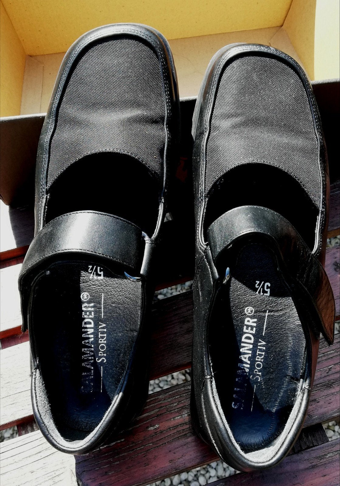 Lederen zwarte comfortable schoenen merk Salamander maat 38, Kleding | Dames, Ophalen