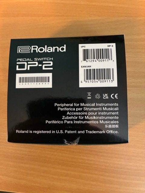 Sustain pedaal piano - Sustain switch Roland DP-2, Enlèvement, Comme neuf, Noir, Piano